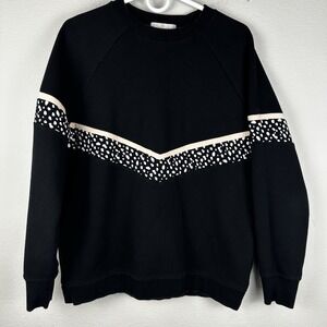 Sarah's Day x White Fox Active All I Do Is Brunch Blackout Sweater Large